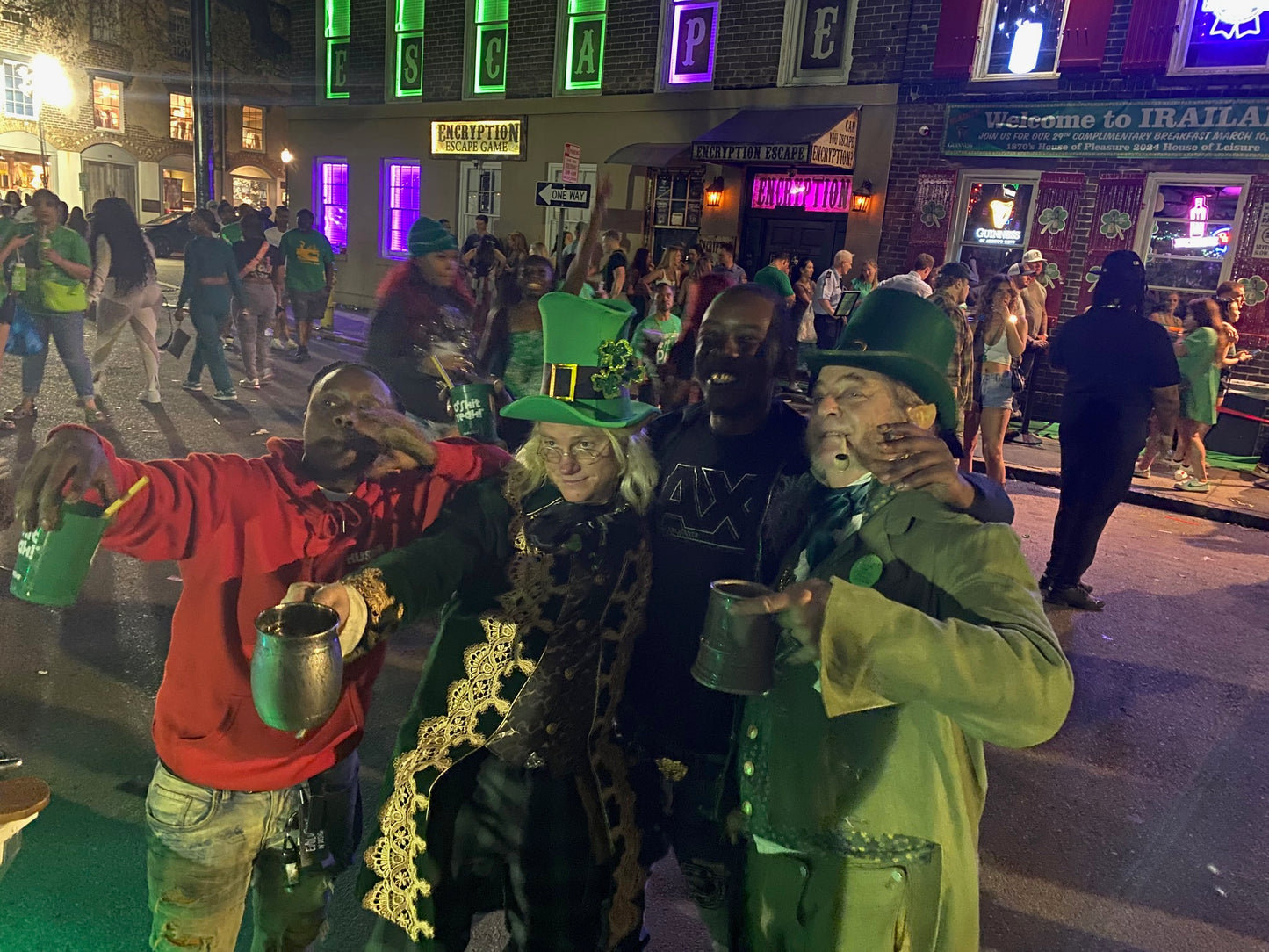 St Patrick's Day Captain Hat