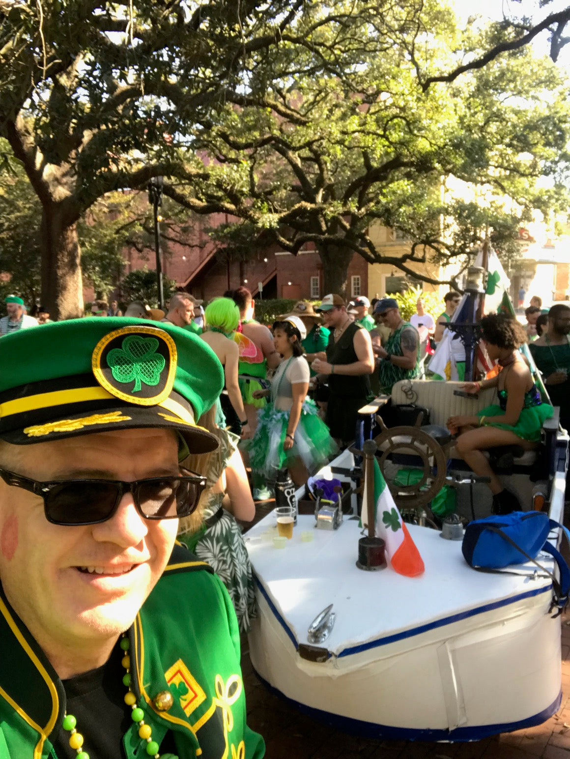 St Patrick's Day Captain Hat