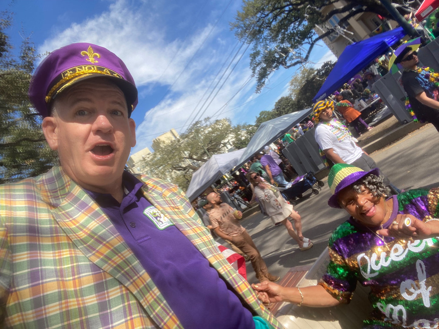 Mardi Gras Captain Hat