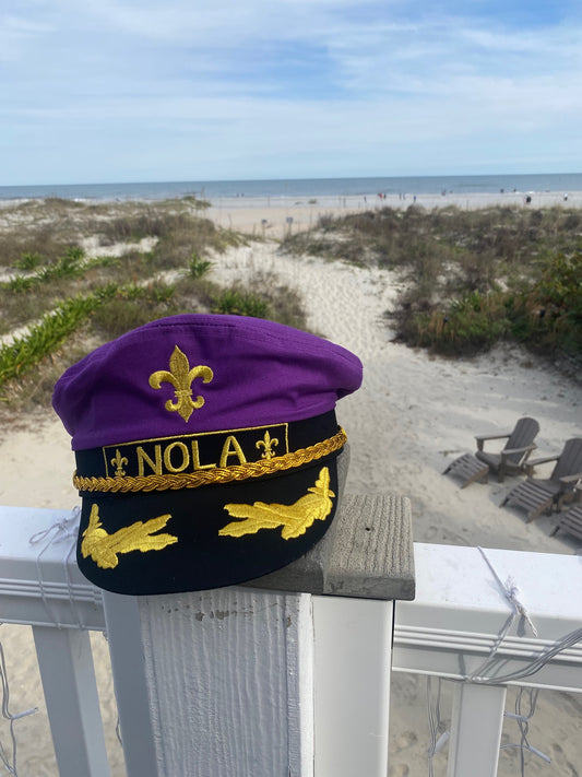 Mardi Gras Captain Hat