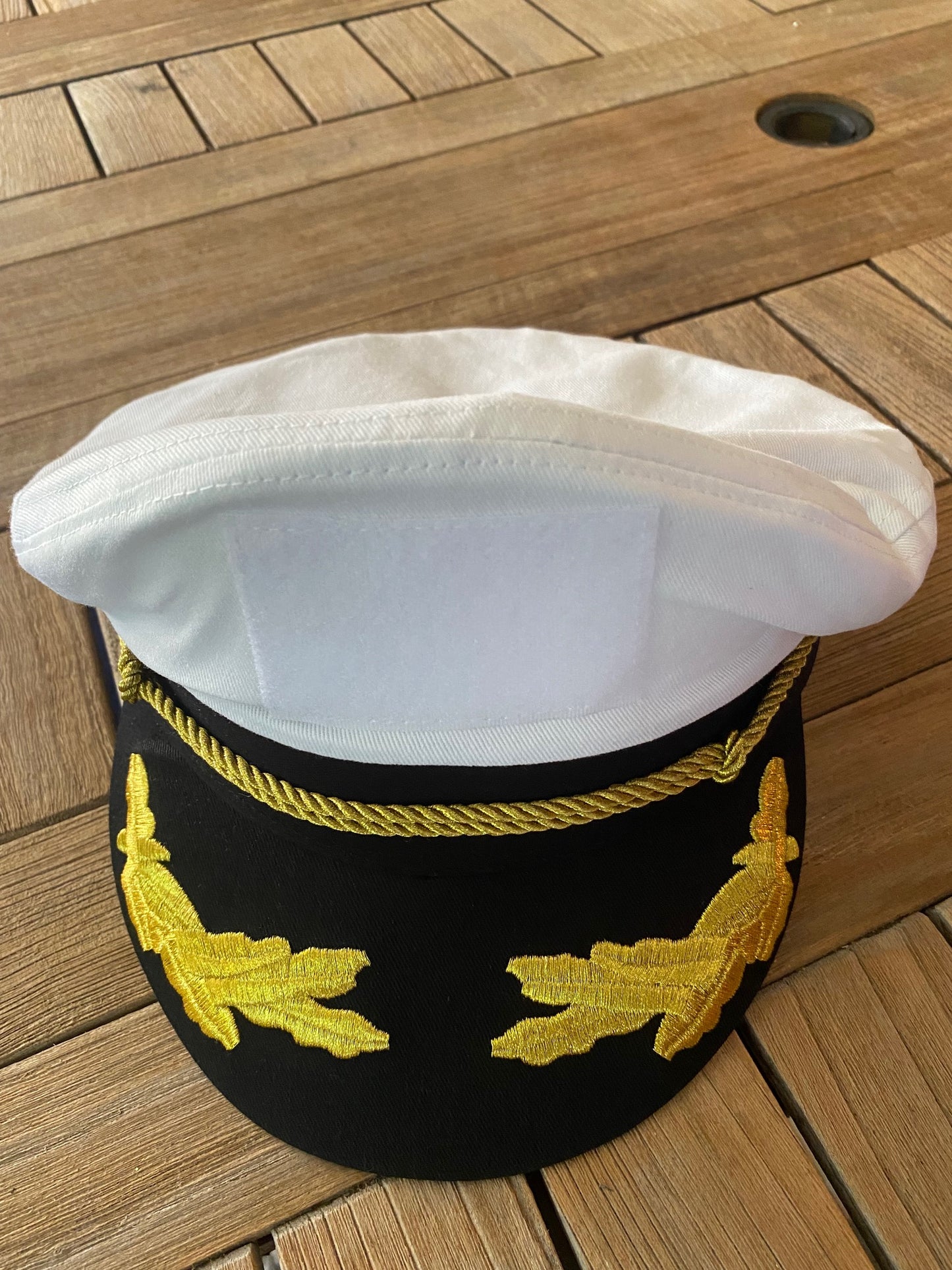 White Captain Hat - of Whatever You Want