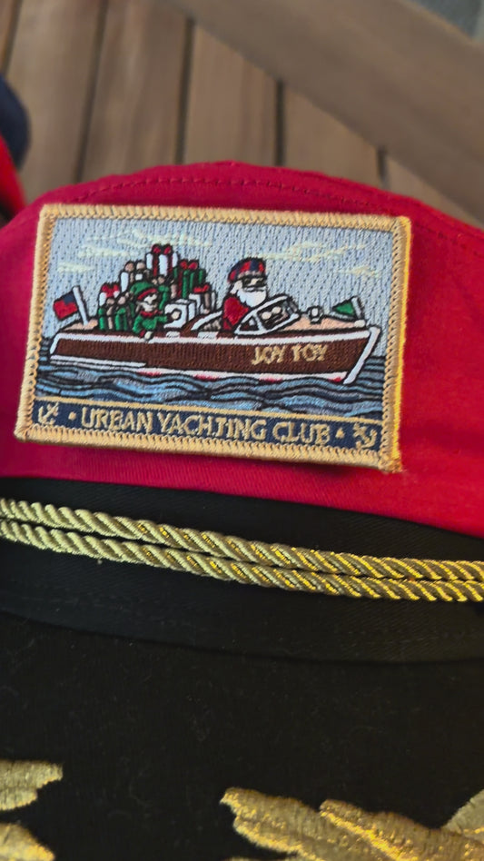 Red Captain of Everything - 1 Hat, 9 Patches, 4 Hook Stickers